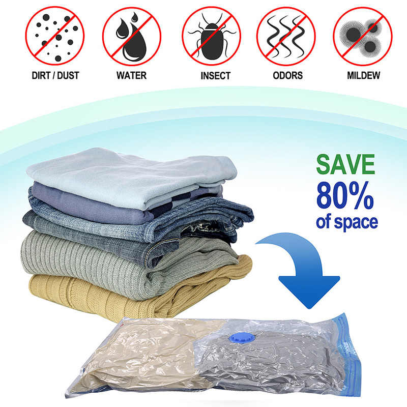 10 Pc Space Saving Vacuum Storage Bag