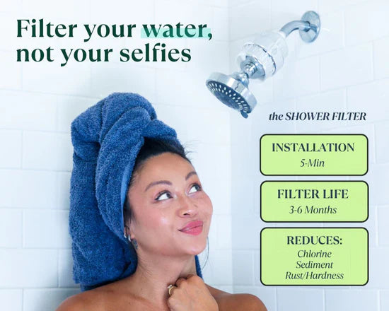 The GoodFor Shower & Faucet Filter Starter Bundle