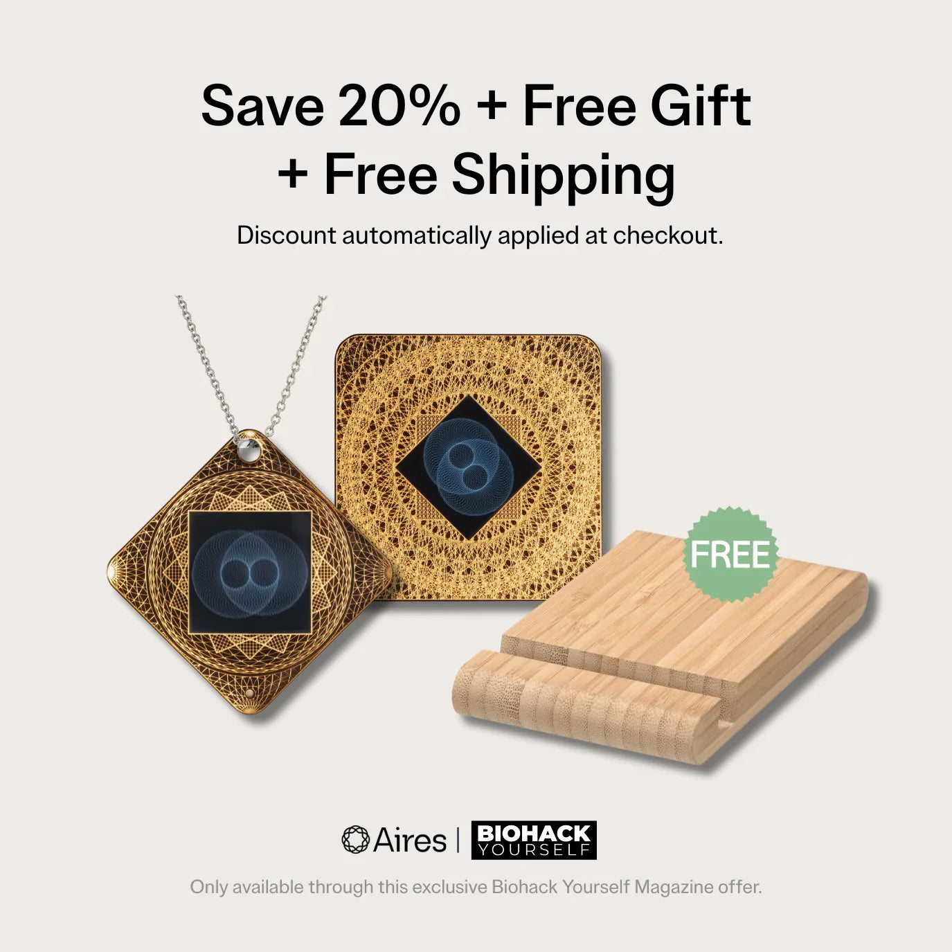 Aires Biohack Bundle — Save 20% + Free Duo Dock + Free Shipping