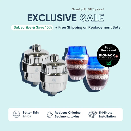 The GoodFor Shower & Faucet Filter Starter Bundle