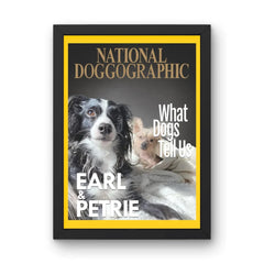 Custom Pet Magazine Cover Portrait